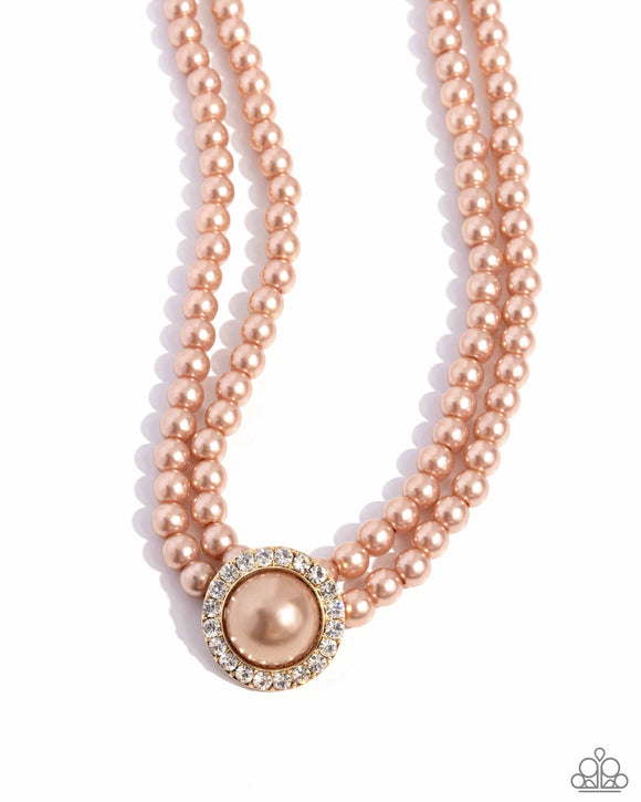 Valuable Verdict - Brown - Pearl Necklace