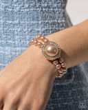 Valuable Victor - Brown - Pearl Bracelet