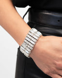 Ambitious Arrangement - White - Paparazzi 2024 Zi Bracelet