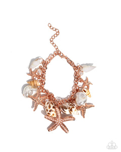 Seashell Song - Copper - Paparazzi Shell Necklace