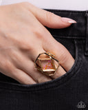 Diamond in the STUFF - Gold - Paparazzi Ring