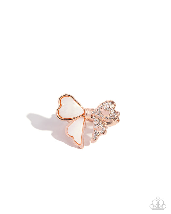 BOW-stopper - Rose Gold - Paparazzi Accessories