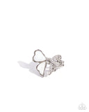 BOW-stopper - White - Paparazzi Accessories