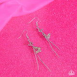 Aerial Affection - Pink - Paparazzi Accessories Butterfly Earrings