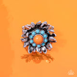 Screening Sunflower - Orange - Paparazzi Ring