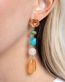 Meditative Magic - Multi - Paparazzi Accessories Post Earrings