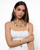 Badlands Beau - Yellow - Paparazzi Boot Bracelet