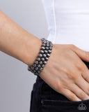 Coiled Catwalk - Silver - Paparazzi Accessories Coil