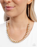 Linked Lady - Gold - Paparazzi Preclaim