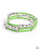 Certainly Coiled - Green - Paparazzi Accessories