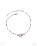 Rose Review - Pink - Paparazzi Accessories Ankle Bracelet