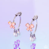 Fairy Fantasy - Orange - Paparazzi Accessories - Clip-On Earrings