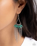 Fringe Feature - Green - Paparazzi Accessories