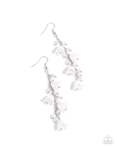 Snow Drops - White - Paparazzi Accessories