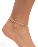 Pearl Purpose - Gold - Ankle Bracelet - Paparazzi Accessories