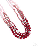 Ombré Ornament - Red - Paparazzi Accessories