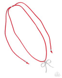 Bolo Bow - Red - Paparazzi Accessories