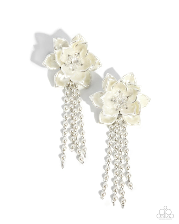 Lotus Length - White - Paparazzi Accessories