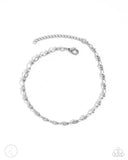 For A Moment - Silver - Paparazzi Accessories Anklet