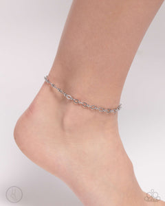 For A Moment - Silver - Paparazzi Accessories Anklet