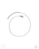 Savory Splendor - Silver - Paparazzi Accessories Stainless Anklet