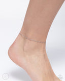 Savory Splendor - Silver - Paparazzi Accessories Stainless Anklet