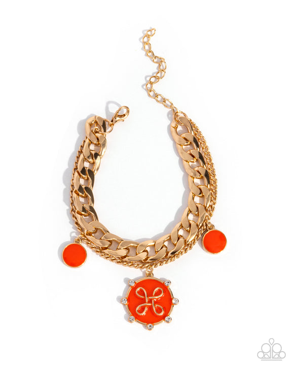 Preppy Present - Orange - Paparazzi Accessories