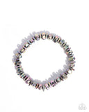 City Combination - Pink - Paparazzi - Urban Weighted Stretch Bracelet