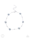 Perfect Promise - Blue - Paparazzi Accessories Floral Anklet