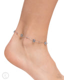 Perfect Promise - Blue - Paparazzi Accessories Floral Anklet