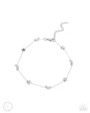 Cosmic Craze - Silver - Paparazzi Accessories Anklet