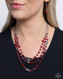 Radiantly Rich - Red - Paparazzi Accessories