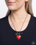 Artful Arrow - Red  - Paparazzi Accessories