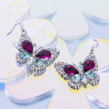 Teardrop Takeoff - Multi - Paparazzi Accessories Butterfly Earrings