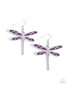 Dragonfly Descent - Purple - Paparazzi Accessories