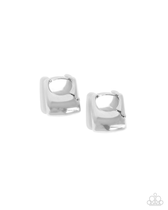 Square Symmetry - Silver - Paparazzi Accessories