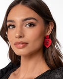 Showstopping Silhouette - Red - Paparazzi Accessories