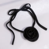 Rosette Reality - Black  - LOP0924  - Paparazzi Accessories