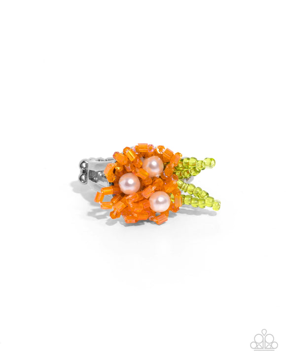 Pearl Priority - Orange - Paparazzi Accessories