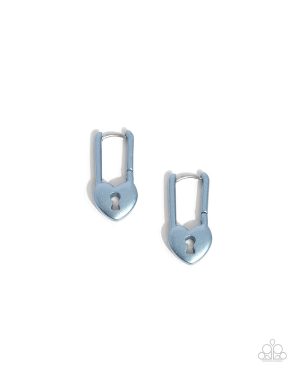 Pampered Padlock - Blue - Paparazzi Accessories