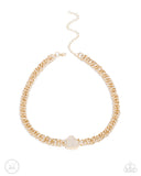 Endearing Edge - Gold - Paparazzi Accessories