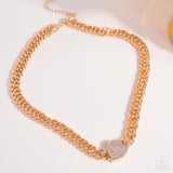 Endearing Edge - Gold - Paparazzi Accessories