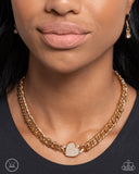 Endearing Edge - Gold - Paparazzi Accessories