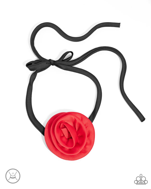 Rosette Reality - Red  - Paparazzi Accessories