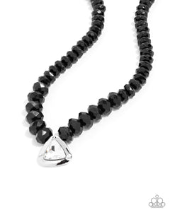 Trailblazing Triangle - Black - Paparazzi Accessories Preclaim