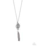 Logging Off - Silver -  Paparazzi Accessories