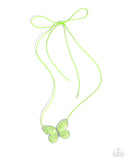 Fluttering Fervor - Green - Paparazzi Accessories