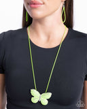 Fluttering Fervor - Green - Paparazzi Accessories