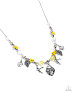 Flight of the Sparrow - Yellow - Paparazzi Accessories