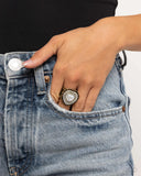 Opulent Overlay - Brass - Paparazzi Accessories